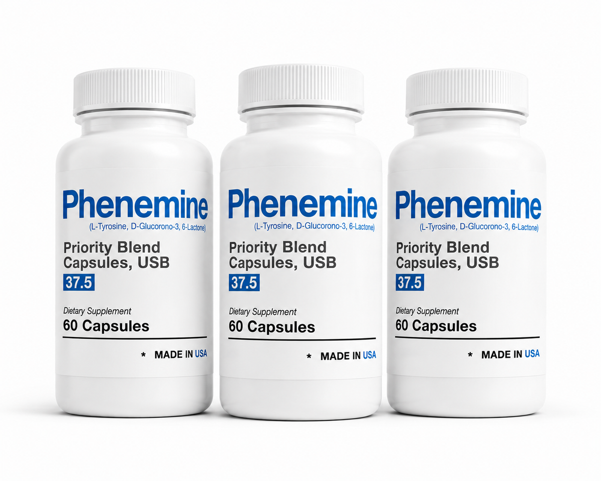 3 Month Supply Phenemine White/Blue Capsules