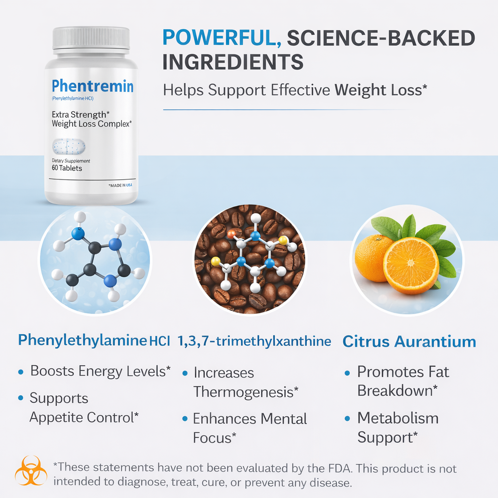 Phentremin - Official Weight Management Complex – Metabolism, Energy & Craving Support