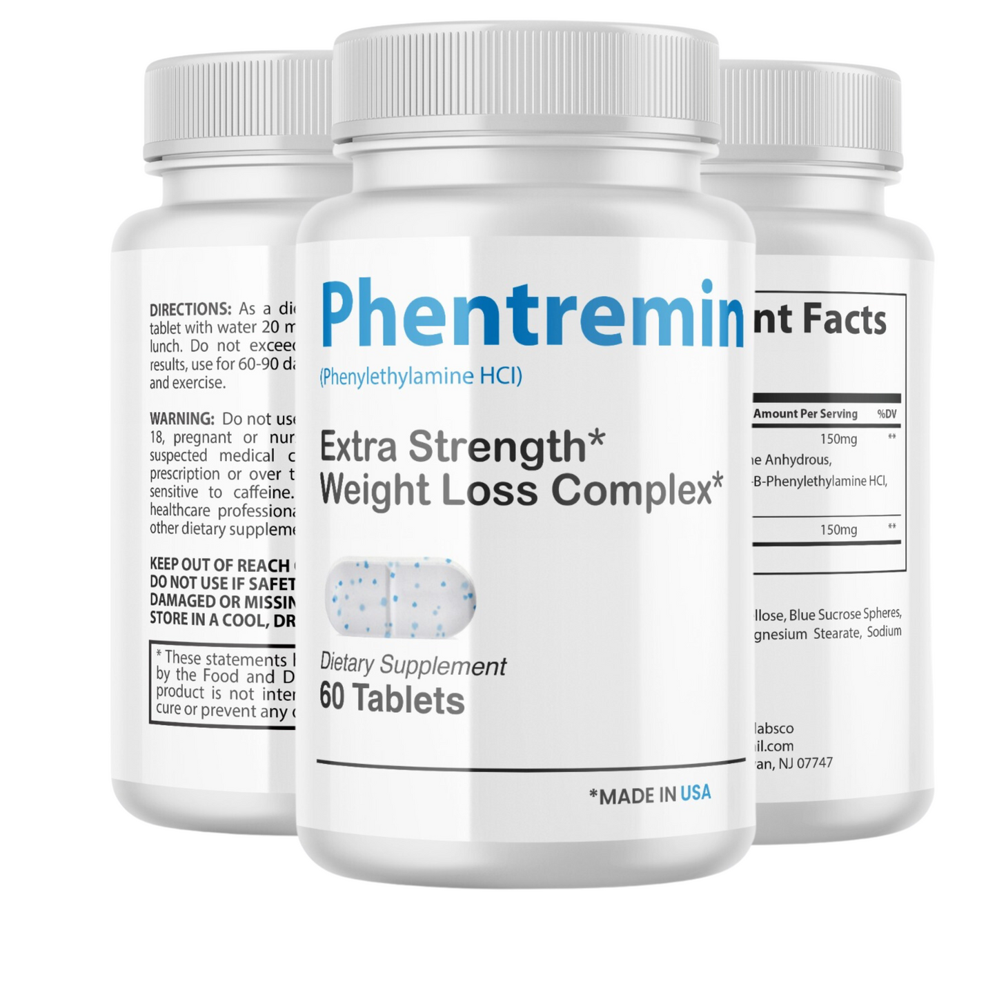 Phentremin - Best Official Fat Burner - 3 Bottle Bundle  Professional Grade Ingredients