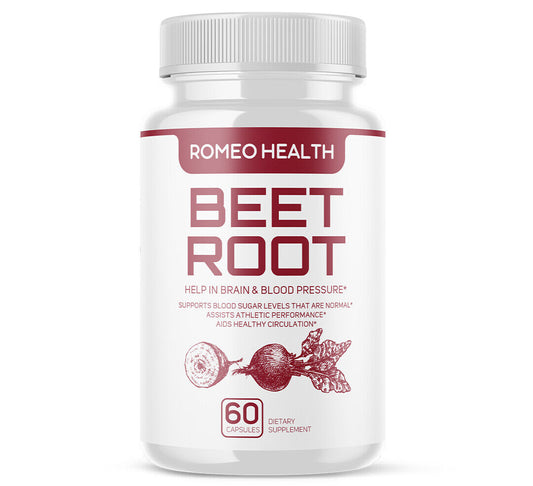 Beet Root Capsules 1300mg Organic Beetroot Powder Extract 60CT